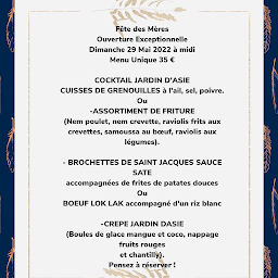 Photo n°26 de Restaurant Le Jardin d'Asie à Grenoble (Restaurant thaï)