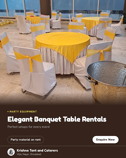 Krishna Tent and Caterers in Vijay Nagar, Ghaziabad offers the best tent and catering services wi…