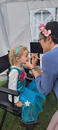 Water Lily Face Painting