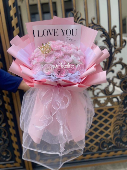 A.U_ Bucket Malang ( bucket uang, bucket snack, hampers, bucket bunga, bloombox )