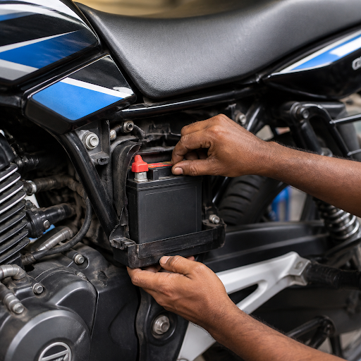 Keep your Bajaj bike ready for every ride with simple, smart battery care. At VARAHI BAJAJ, Tenal… post image