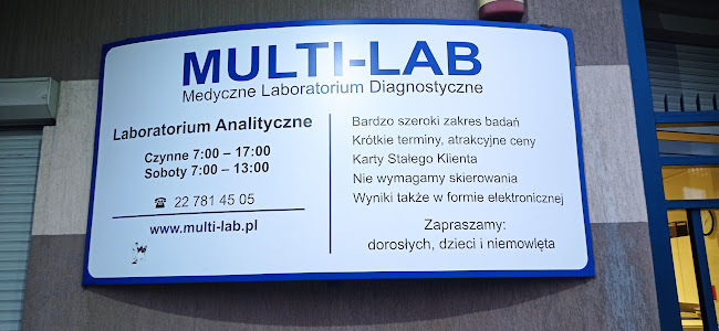 Multi-Lab Medyczne Laboratorium Diagnostyczne. Analizy lekarskie - Ząbki