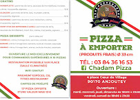 Menu Chadam pizza Page 3