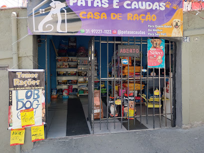 Patas e caudas casa de ração