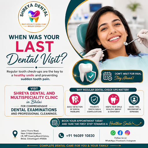 When was your last dental visit? Regular tooth check-ups are the key to a healthy smile and preve… post image
