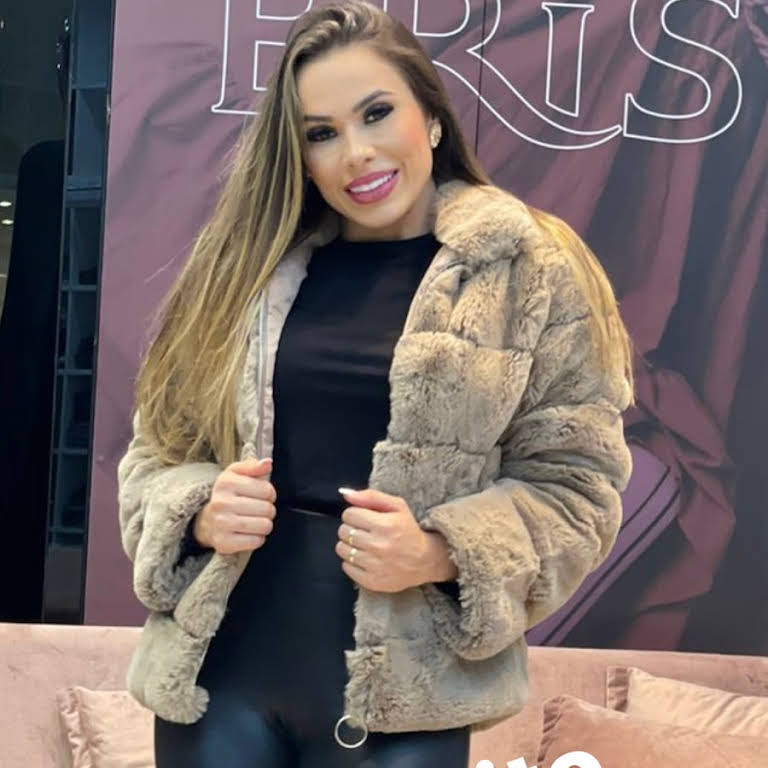 Fernanda Fur Coat - Natural, Fashion Nova, Jackets & Coats