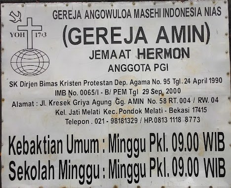 Gereja Angowuloa Masehi Indonesia Nias, Author: borozatulo gea