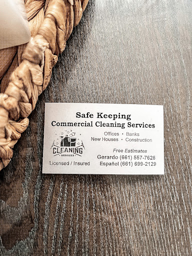 Safe keeping Commercial Cleaning Services