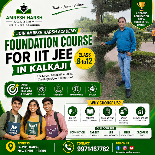 Visit Amresh Harsh Academy - JEE & NEET Coaching, DELHI post image