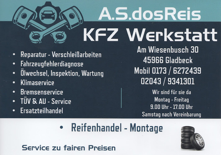 A.S. dosReis Kfz-Service Werkstatt