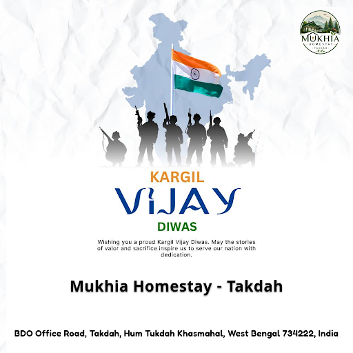 Honoring Kargil Vijay Diwas with our homestay services at Mukhia Homestay - Takdah. Experience gu… post image