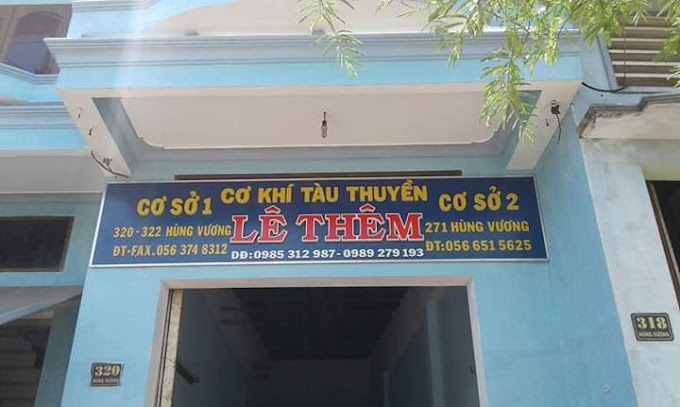 Cơ Sở Cơ Khí Tàu Thuyền Lê Thêm, Hùng Vương, Quy Nhơn, Bình Định