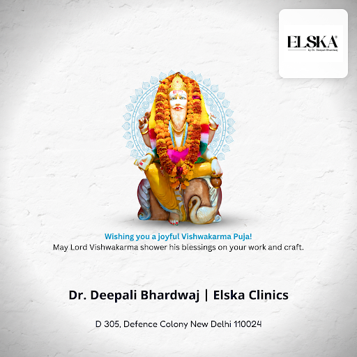 Celebrate Vishwakarma Puja with radiant skin. Visit Dr. Deepali Bhardwaj at Elska Clinics for exp… post image