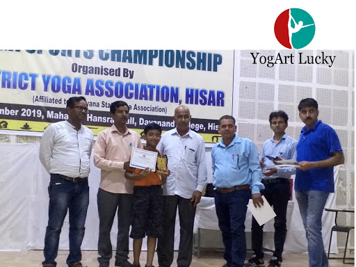 Parth Won Gold Medal In District Yoga Championship Hisar. post image