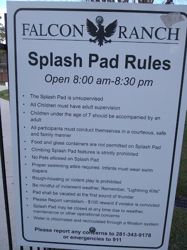 Falcon Ranch Splash Pad Gallery - United States