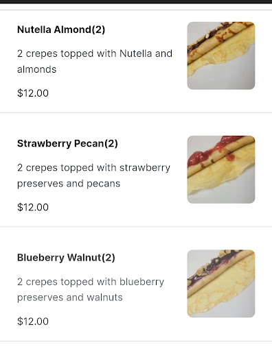 Crepes Delivered Gallery - United States