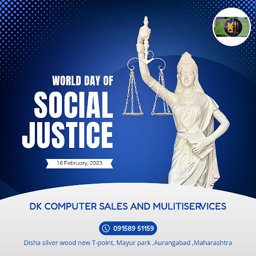 Celebrating World Day of Social Justice! At Dk Computer Sales and Multiservices in Aurangabad, we… post image