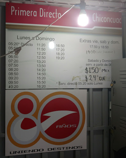 Pullman de Morelos bus stop Chinconcuac - Thumbnail