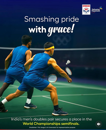 At HPCL, we're proud to cheer for India's men's doubles pair entering the World Badminton Champio… post image
