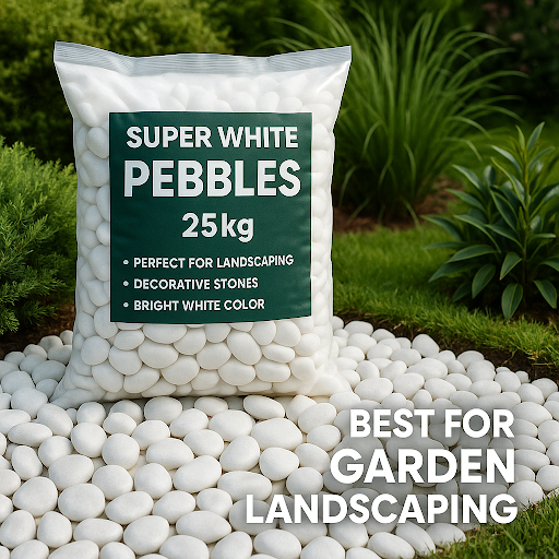 Enhance your landscape with White Pebbles! Sourced by Stone Fort India, the largest pebble manufa… post image