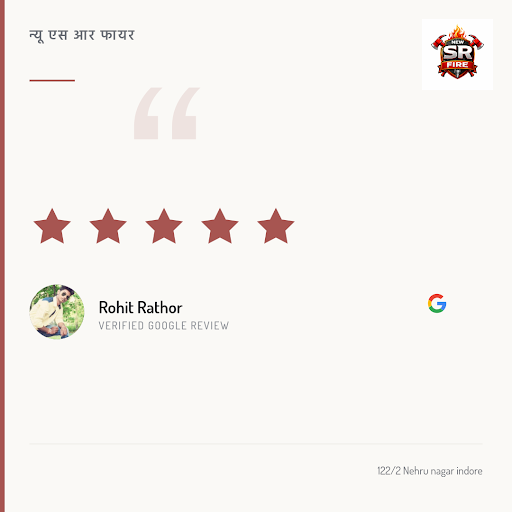 Rohit Rathor, a satisfied customer from Indore, loved the exceptional service at न्यू एस आर फायर,… post image