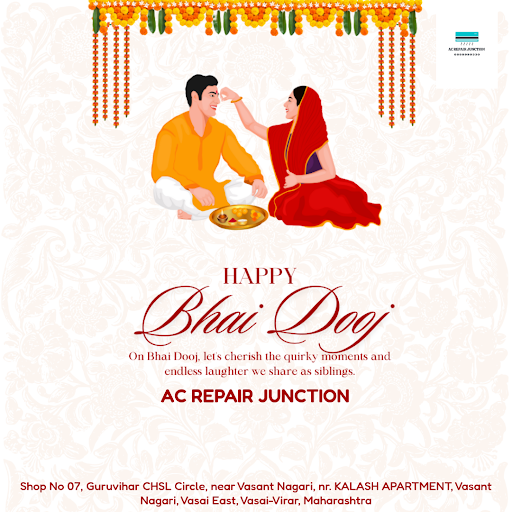 Wishing a happy Bhai Dooj to all the brothers and sisters in Vasai-Virar! At Ac Repair Junction,… post image