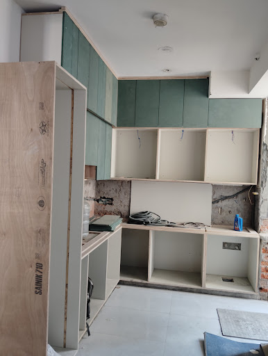 Modular kitchen texture