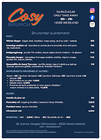 Menu Cosy Brunch Page 2