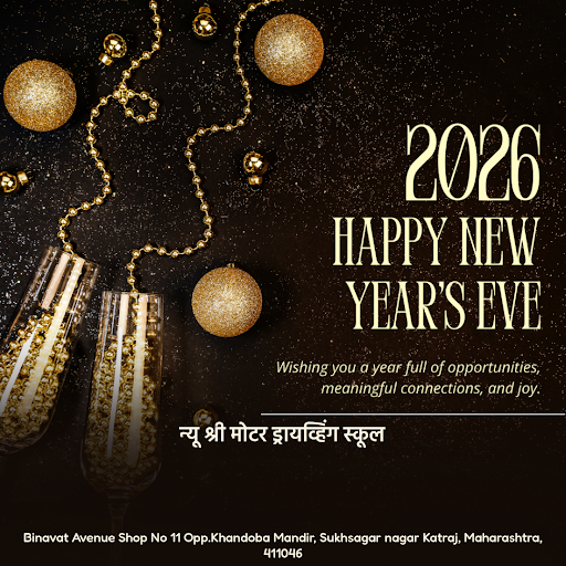 "Ring in the new year with a driving license from न्यू श्री मोटर ड्रायव्हिंग स्कूल in Sukhsagar n… post image
