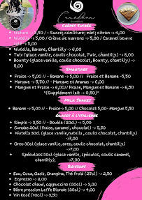 Menu Caméléon Sucré & Salé Page 2