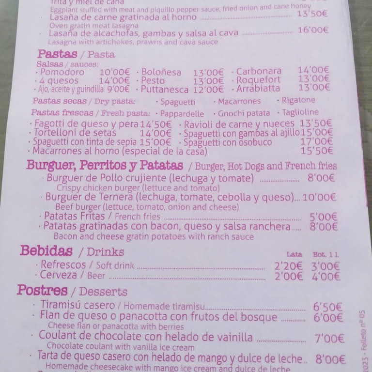 PIZZERIA DA VINCI, Ronda - Menu, Preços & Comentários de Restaurantes