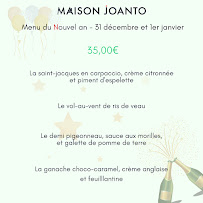Menu Maison Joanto Page 3