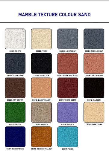 Buy color sand , stone marble powder for texture paint and any industrial use ,  stone fort india… post image
