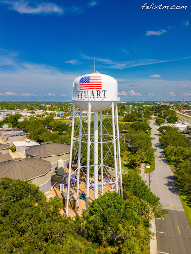 Stuartwater tower/Flag - Visual