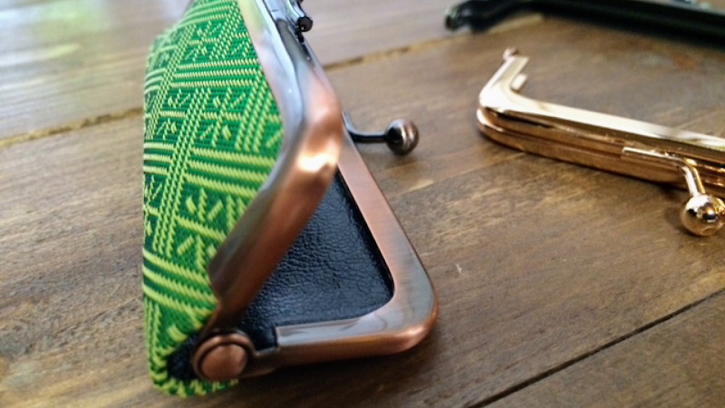 がま口作り教室の東西古今舎