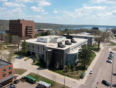 Photos of J. Robert Van Pelt and John and Ruanne Opie Library