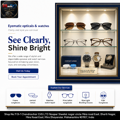 Trust Eyematic Opticals & Watches, your go-to for expert Watches watch repair and comprehensive e… post image