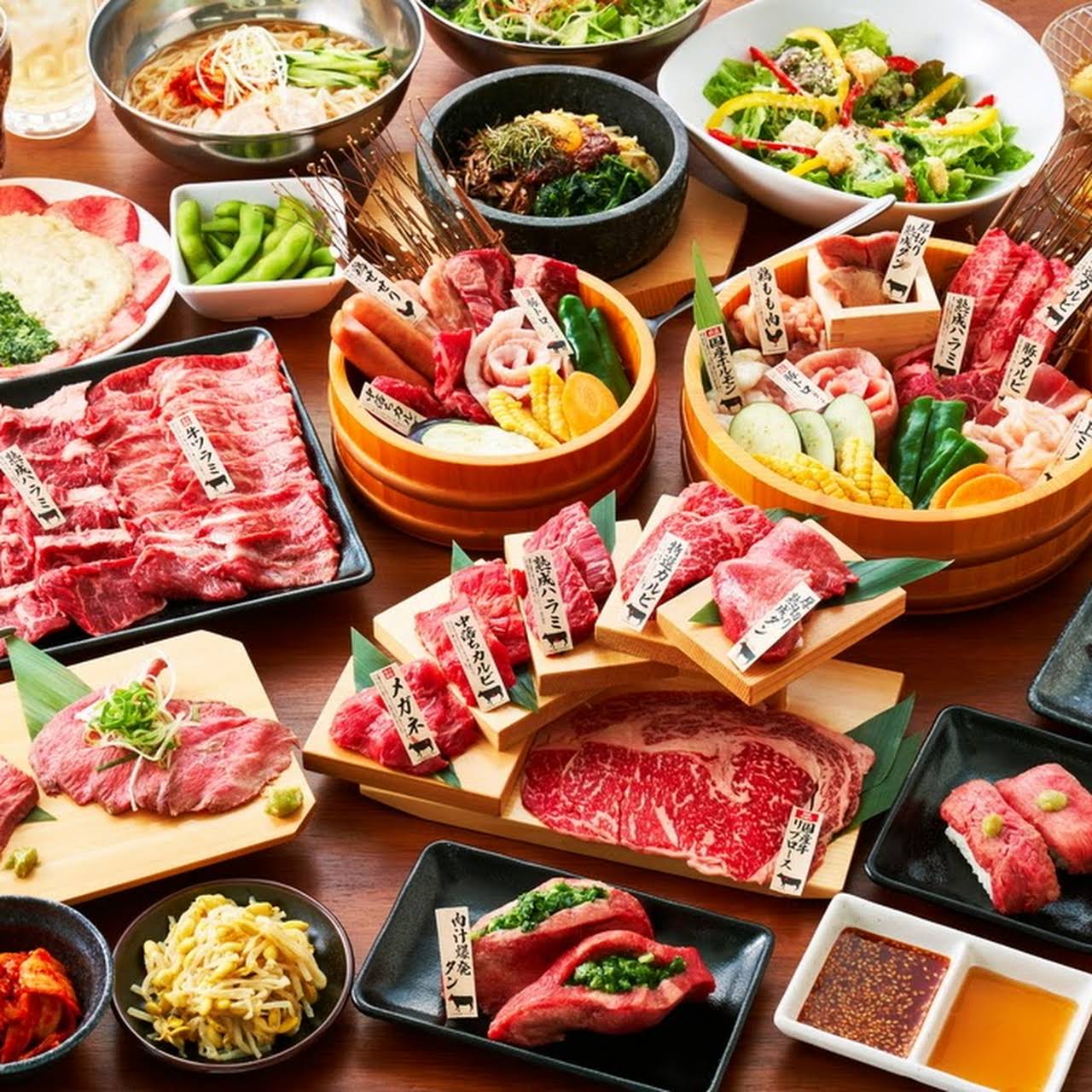 精肉卸問屋直営 焼肉まるい精肉店 特急レーンが走る倉敷市の肉卸問屋直営焼肉店