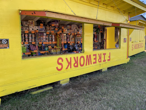 The upside down fireworks stand