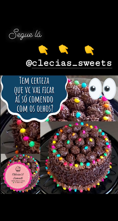 Clecia's sweets. Bolos, Tortas e Doces.
