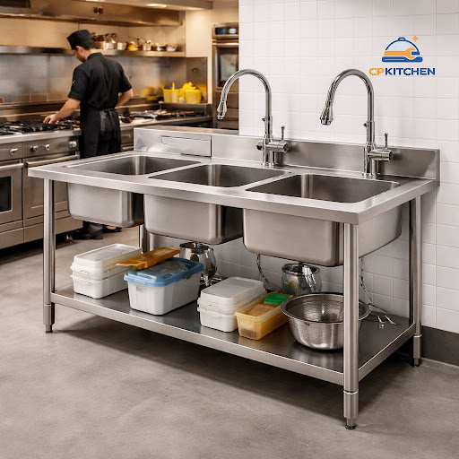 Give your restaurant kitchen a professional, hygienic upgrade with custom stainless steel sink st…