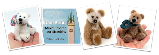 HOPE-BEARS Miniatur-Künstlerbären & -tiere von Petra Hankofer
