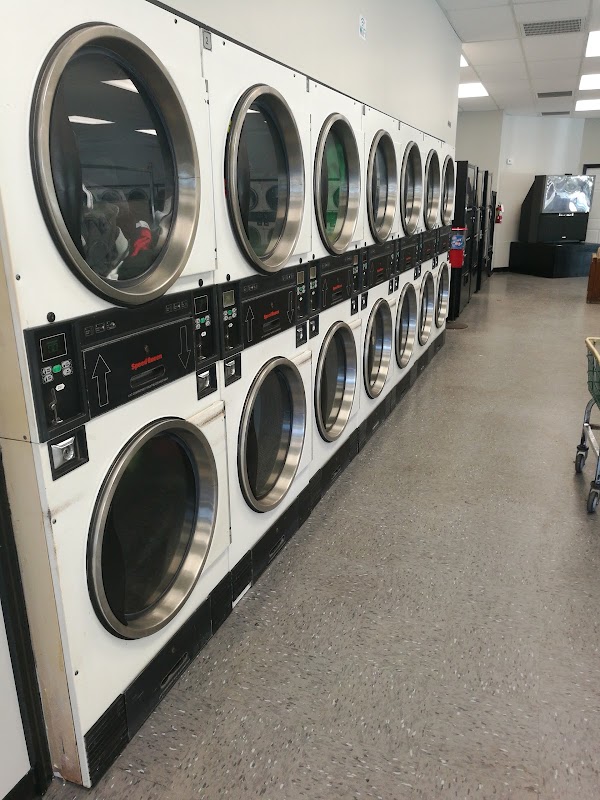 The Lost Sock laundromat interior in Charleston, SC
