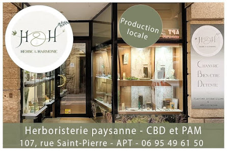 herbe et Harmonie - CBD SHOP Producteur - Apt