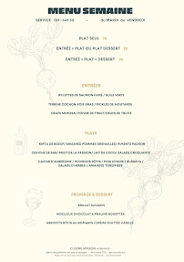 Menu Gustave et Claude Page 1