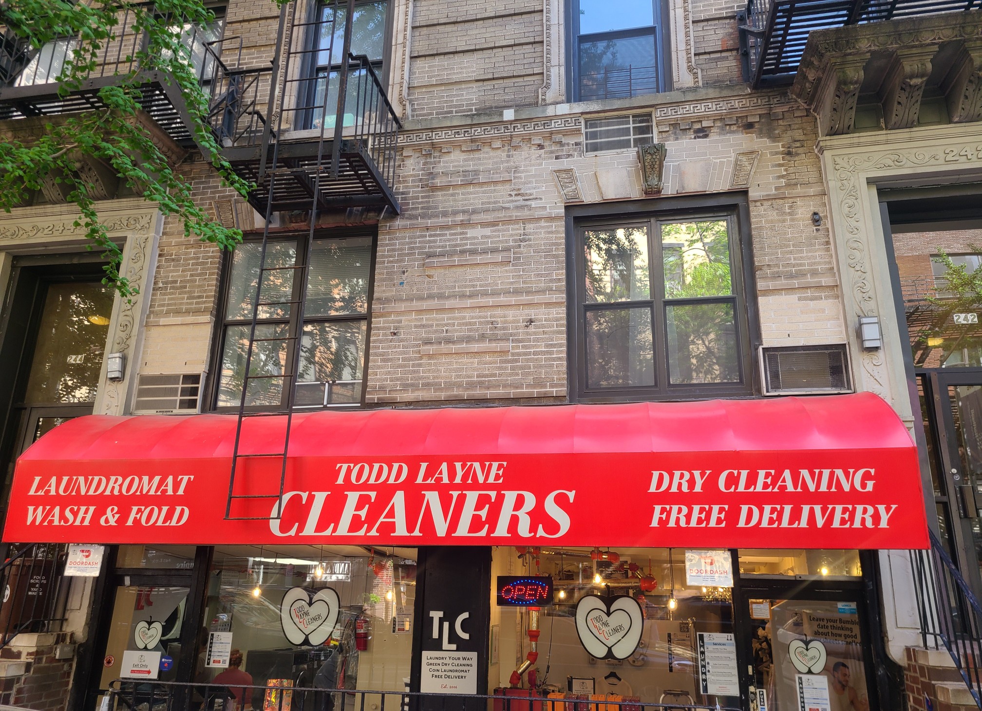 Todd Layne Cleaners and Laundromat laundromat interior in New York, NY
