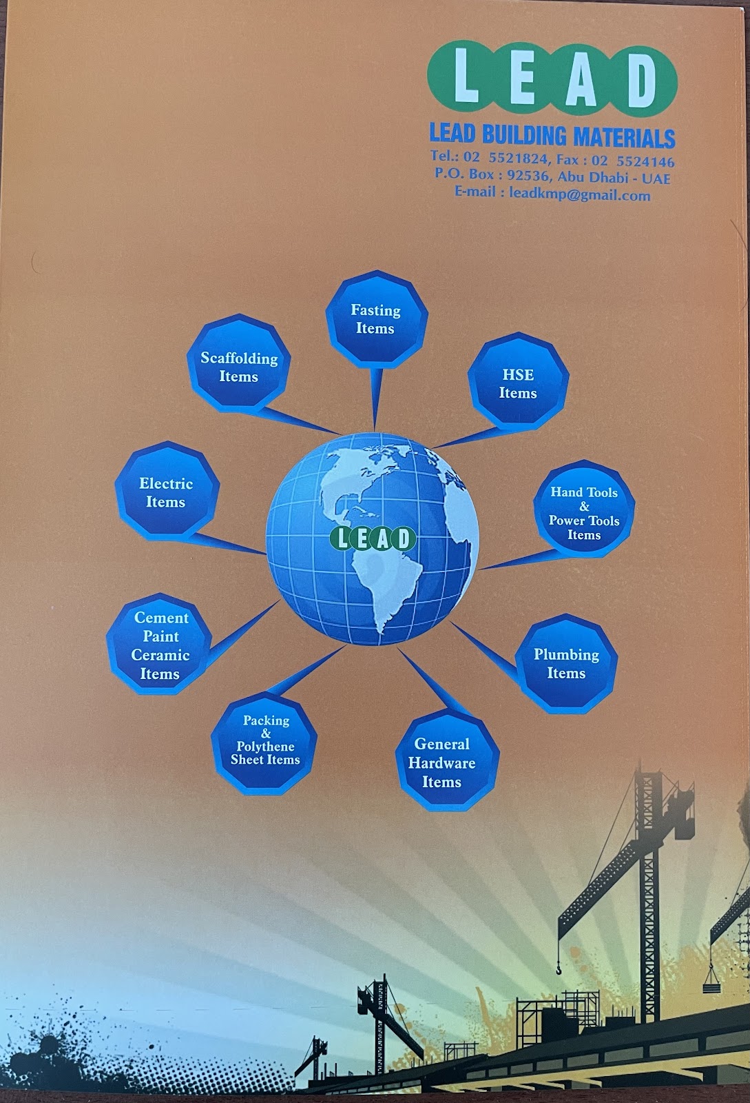 Lead building materials