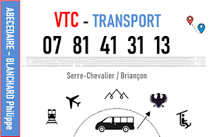 Photo n°2 de VTC Transport Serre Chevalier Briançon - Abecedaire à Saint-Chaffrey (Service de transport)