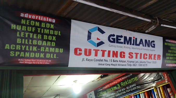 GEMILANG Cutting Sticker, Author: Ahmad Arifin