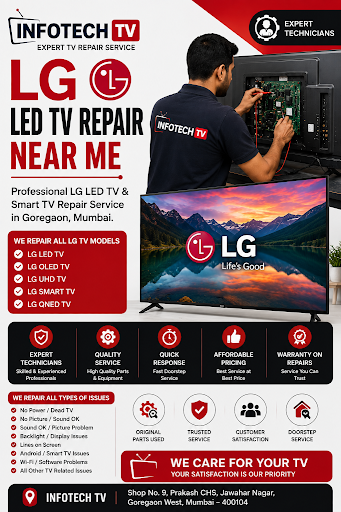LG LED TV Repair Near Me – Infotech TV, Goregaon post image